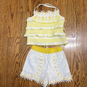 BNWT Baby Sara Matching Sunflower Set